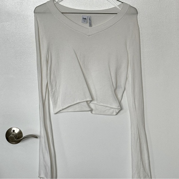 Twik cropped sweater, white - Picture 1 of 3